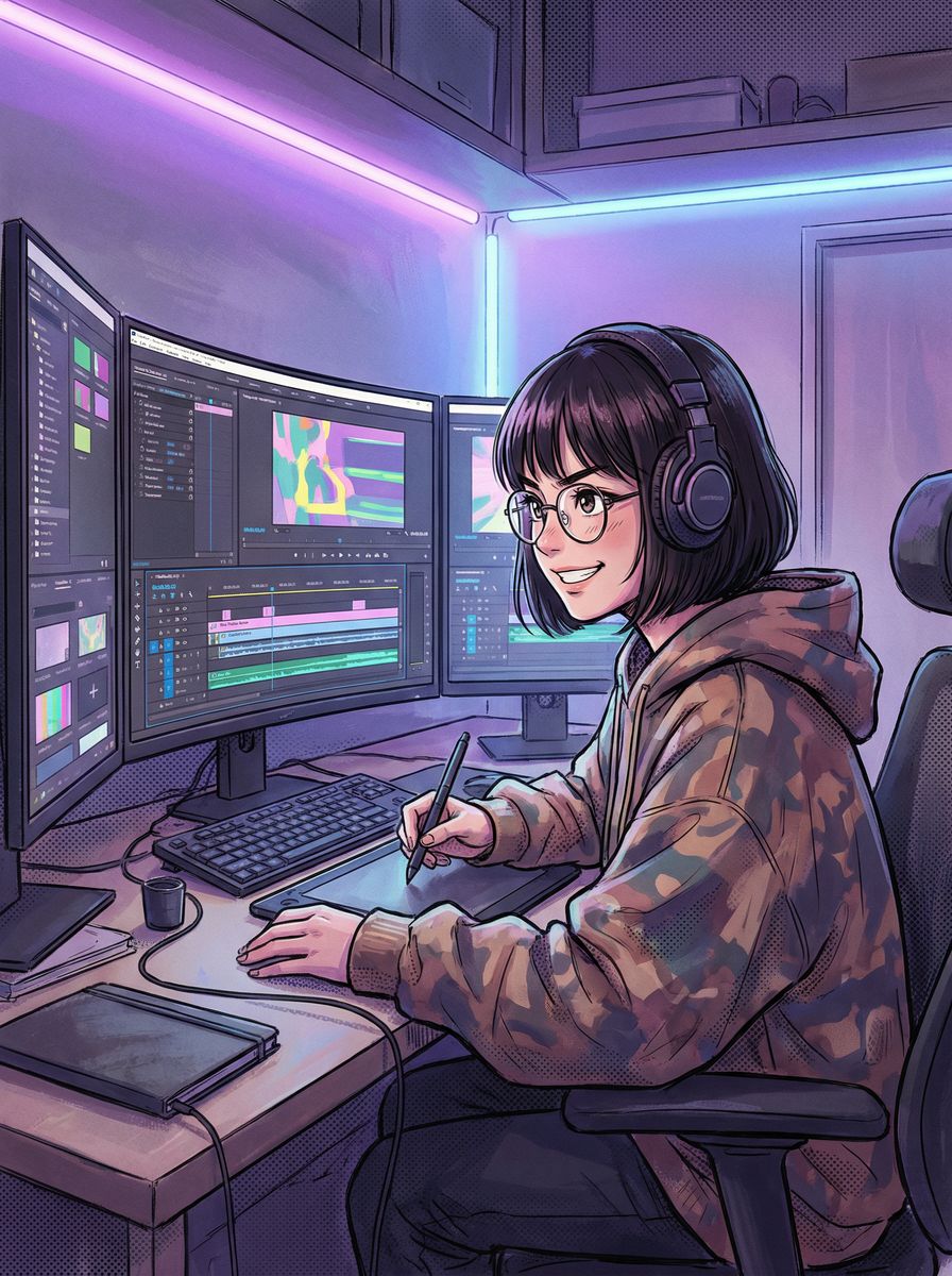 幼幼视频剪辑师王芳